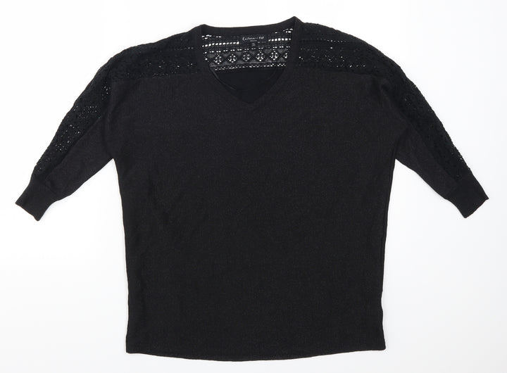 F&F Womens Black   Pullover Jumper Size 6