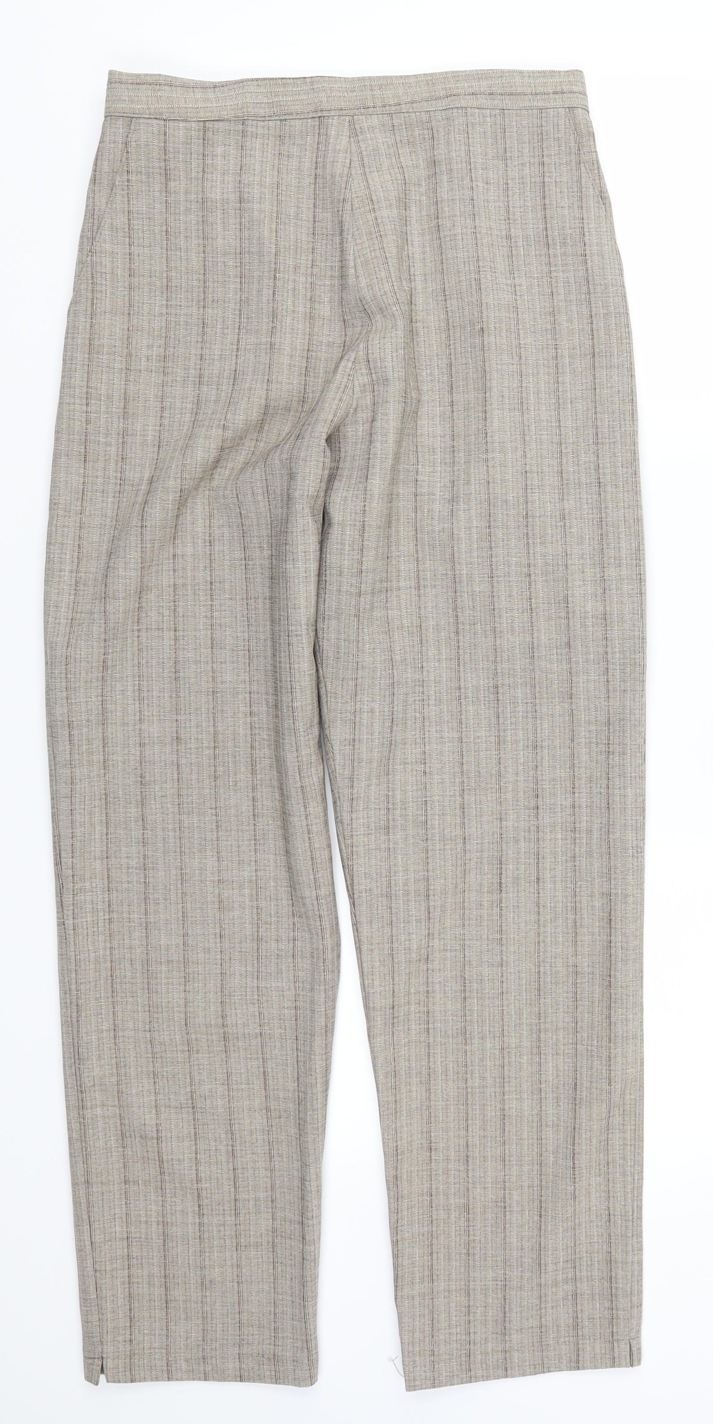 Preworn Womens Beige   Trousers  Size 12 L28 in