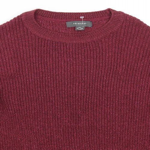 Primark Womens Pink   Pullover Jumper Size 4