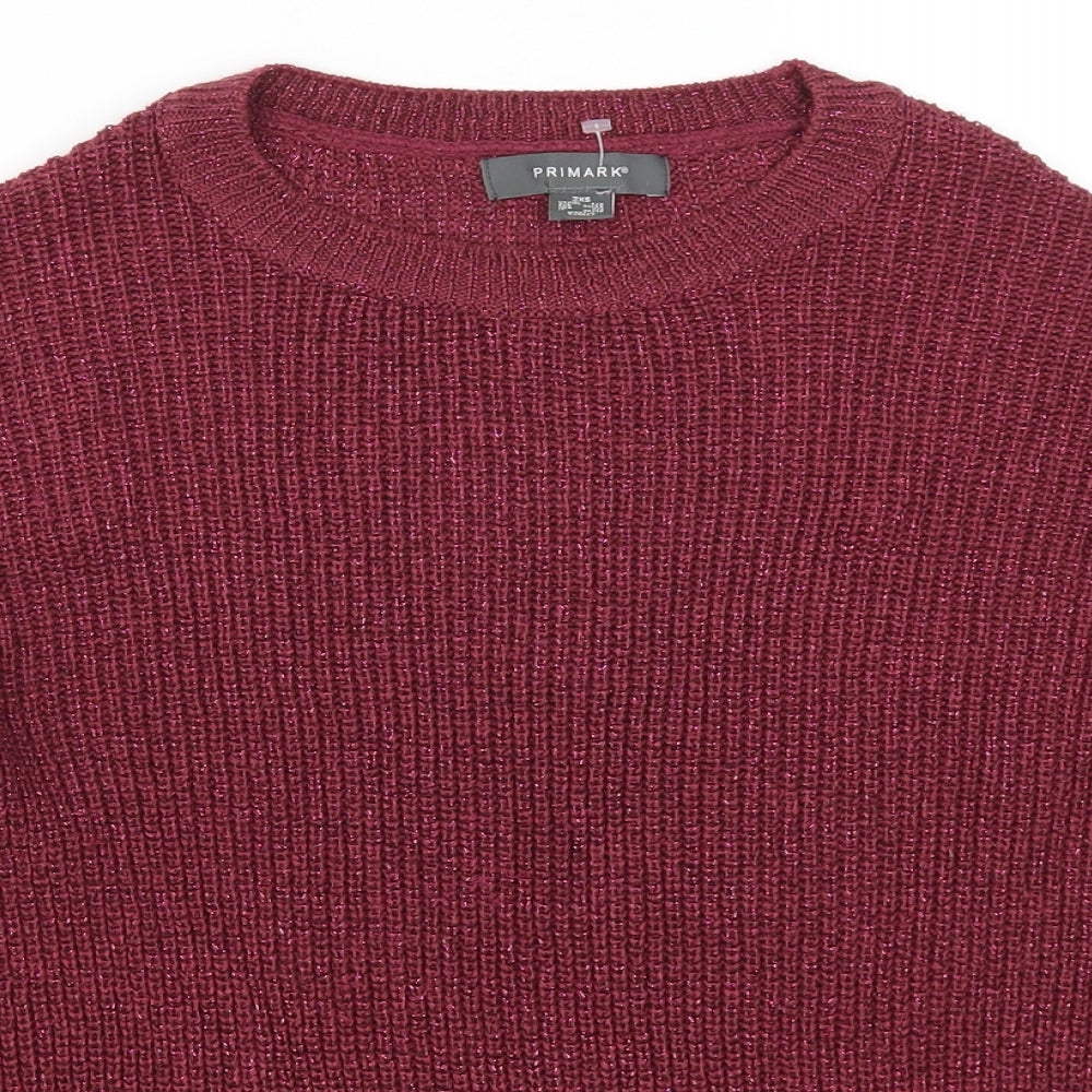 Primark Womens Pink   Pullover Jumper Size 4