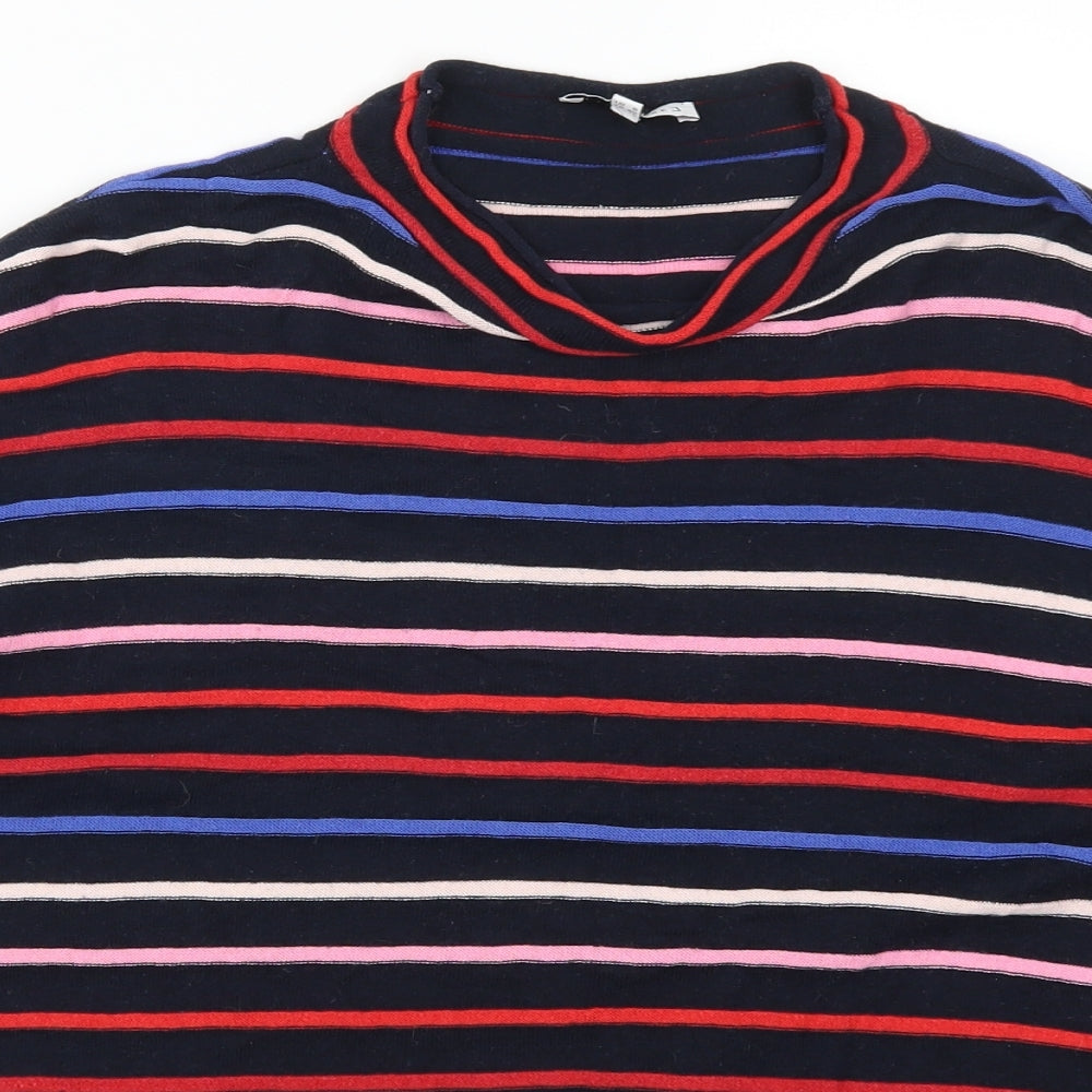 Warehouse Womens Multicoloured Striped  Pullover Jumper Size 12