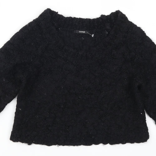 George Womens Black   Pullover Jumper Size 14