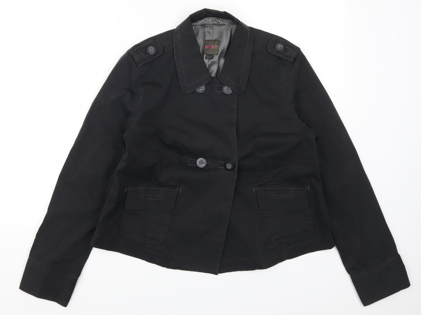 NEXT Womens Black   Jacket Coat Size 14