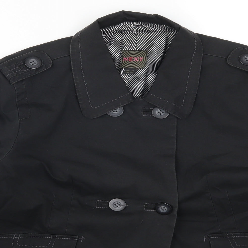 NEXT Womens Black   Jacket Coat Size 14