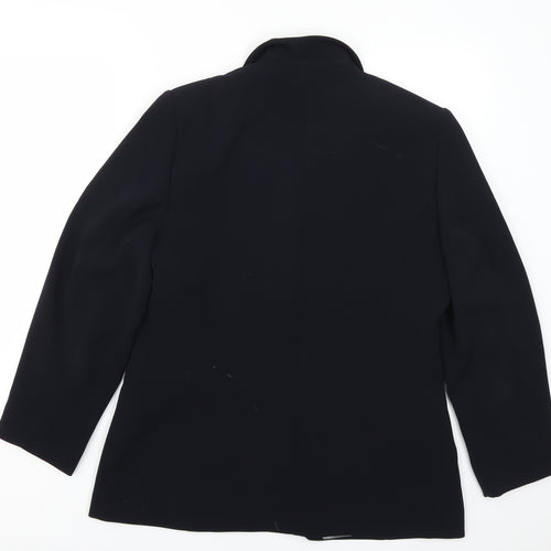 Gold Womens Blue   Jacket Suit Jacket Size 14
