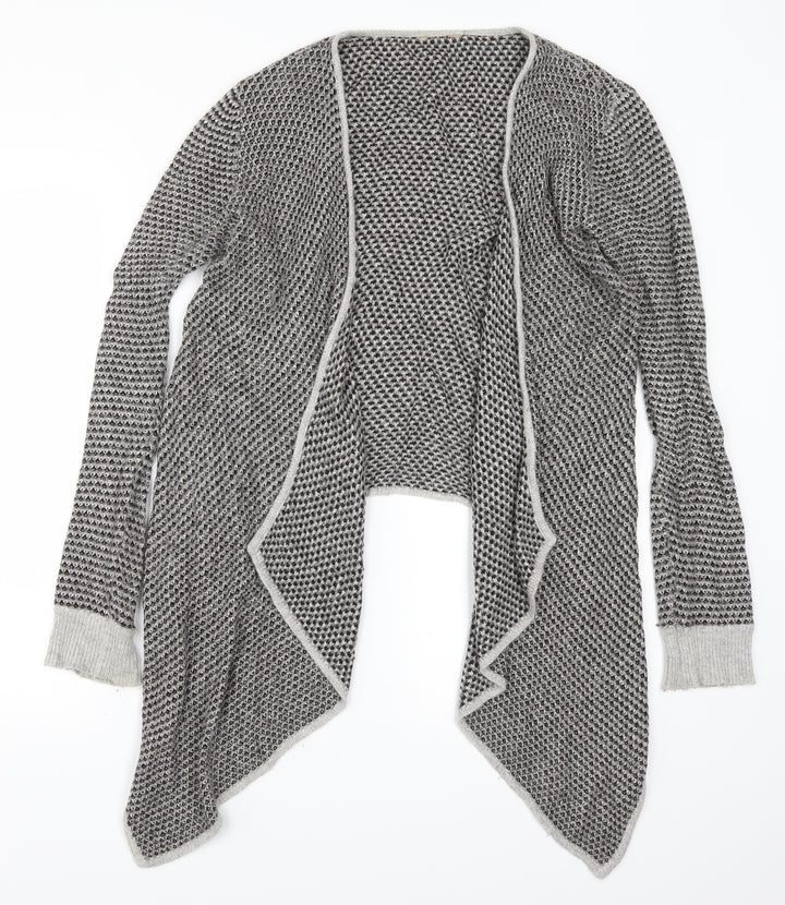 M&Co Womens Grey Cardigan Jumper Size 10