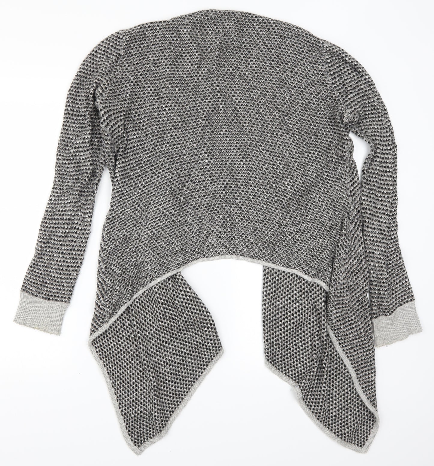 M&Co Womens Grey   Cardigan Jumper Size 10