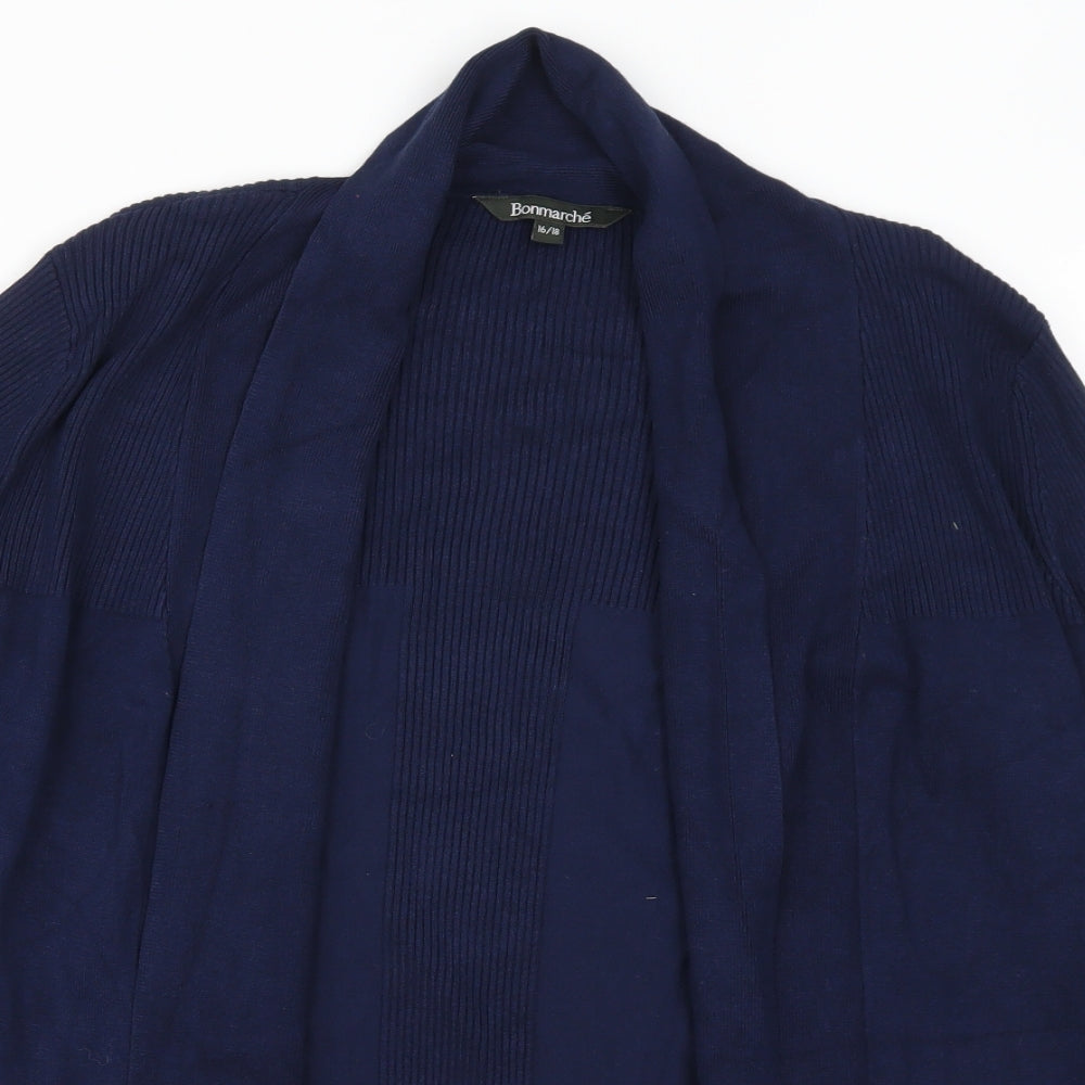 Bonmarché Womens Blue   Cardigan Jumper Size 16