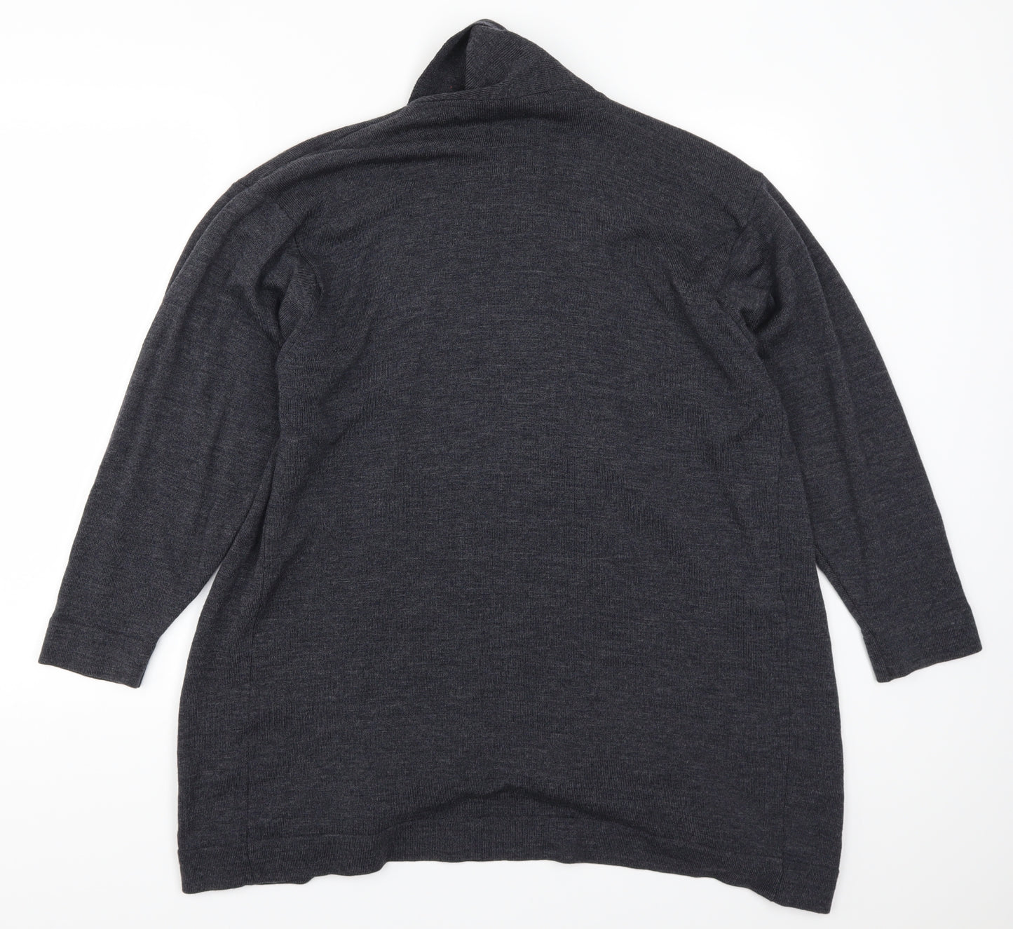 St Michael Womens Grey   Cardigan Jumper Size 12