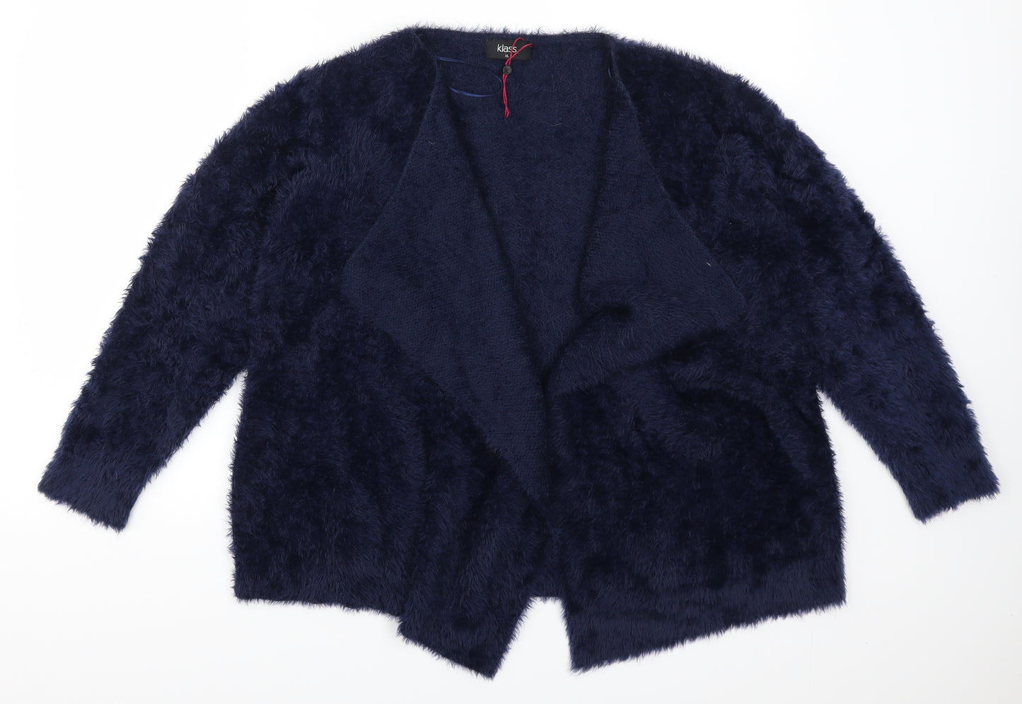 Klass Womens Blue   Cardigan Jumper Size XL