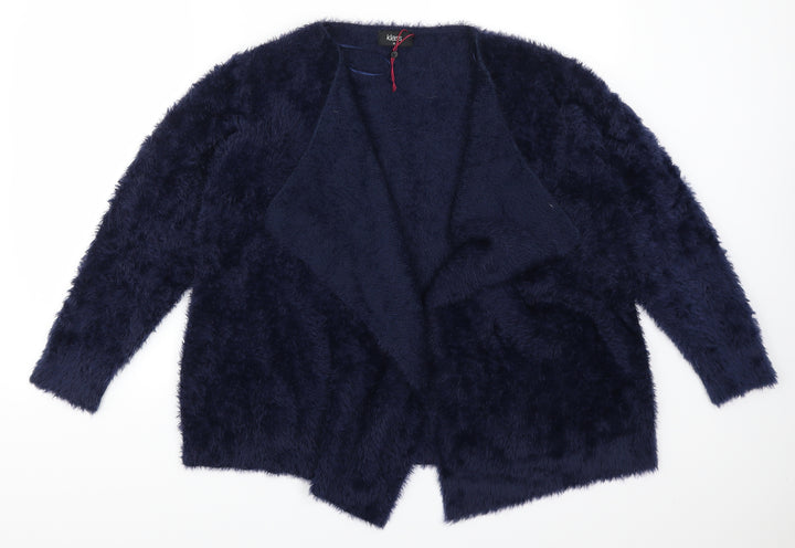 Klass Womens Blue Cardigan Jumper Size XL