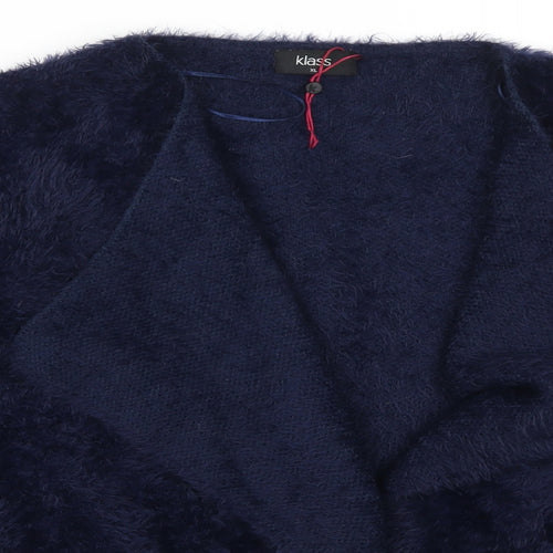 Klass Womens Blue   Cardigan Jumper Size XL