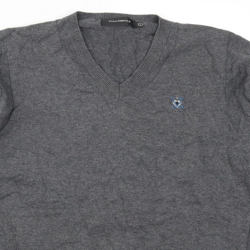 Full Circle Mens Grey   Pullover Jumper Size L