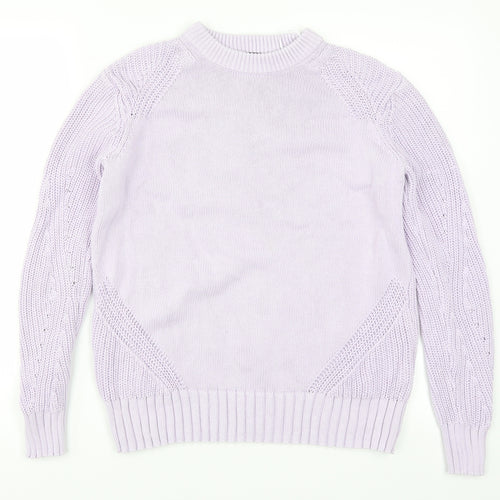 Marks and Spencer Womens Purple   Pullover Jumper Size S