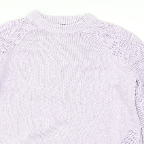 Marks and Spencer Womens Purple   Pullover Jumper Size S