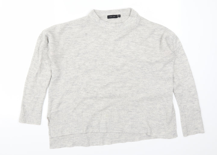 New Look Womens Grey   Pullover Jumper Size S