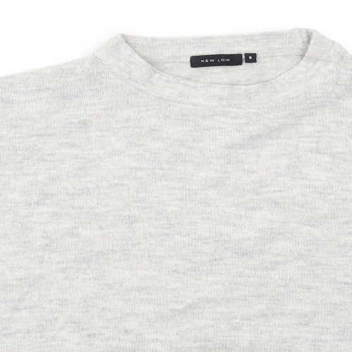 New Look Womens Grey   Pullover Jumper Size S