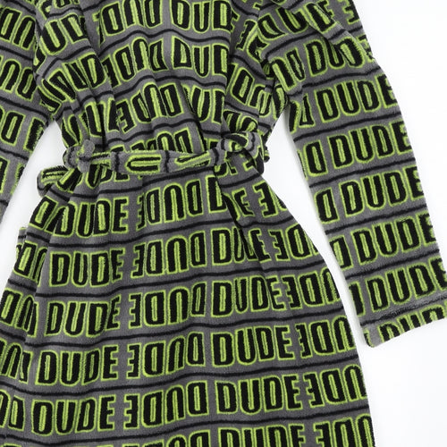 Tilt Boys Green Solid   Robe Size 10 Years  - dude