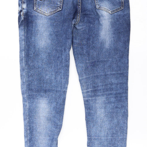 Sevda Womens Blue  Denim Skinny Jeans Size 10 L27 in