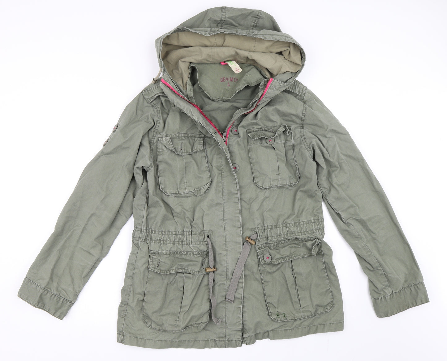 Primark Womens Green   Jacket Coat Size 12