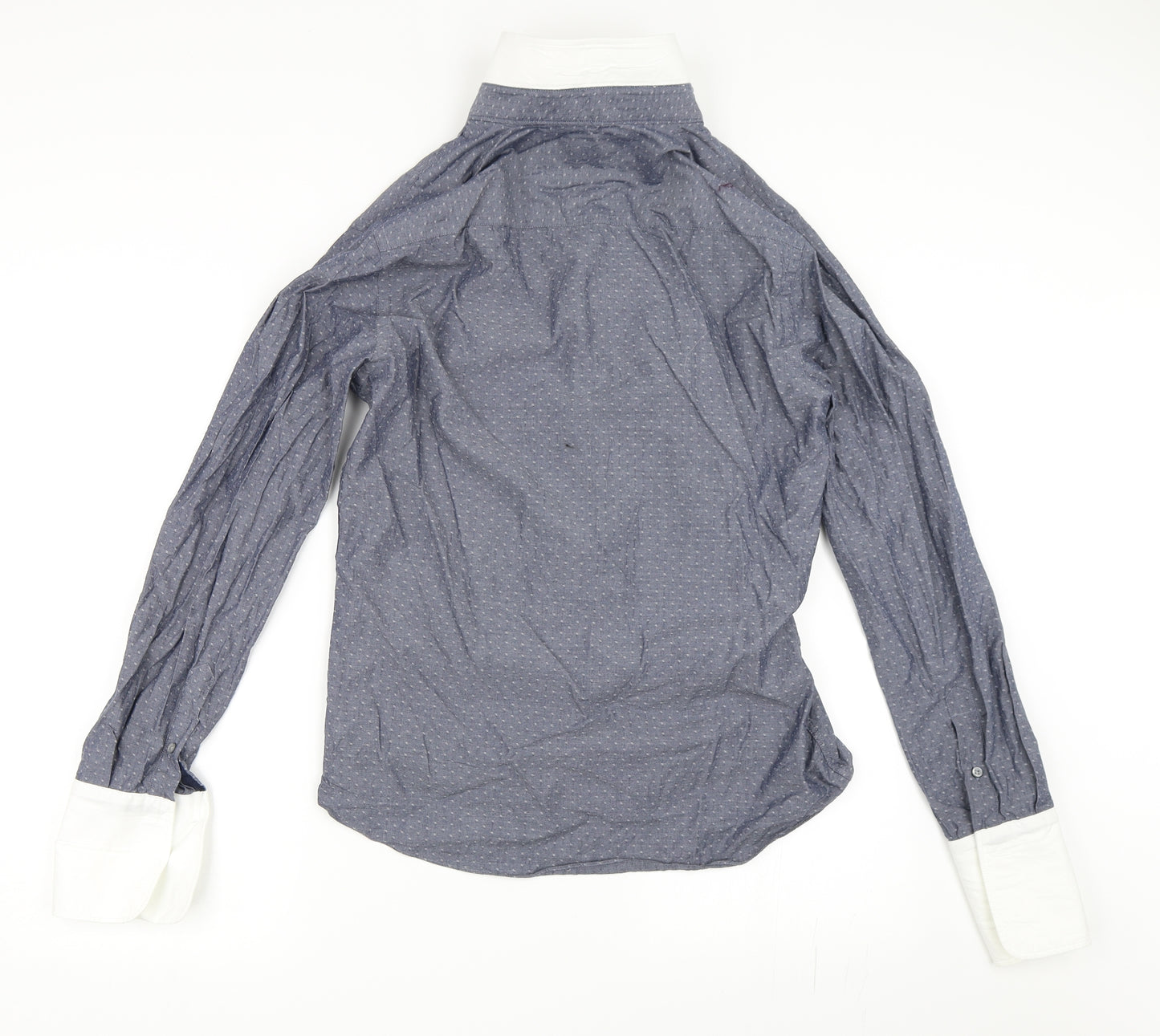 River Island Mens Blue    Button-Up Size 16.5