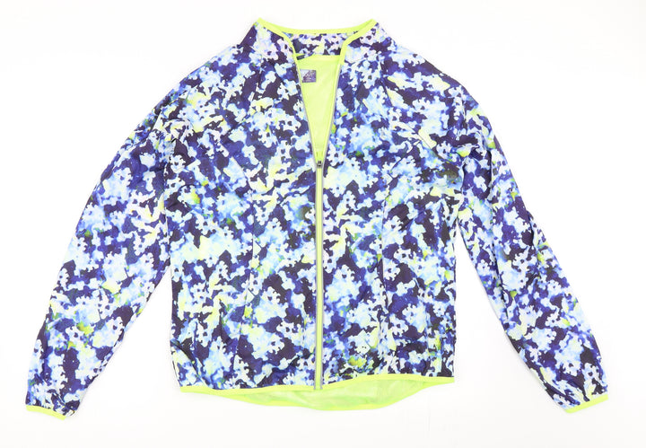 Atmosphere Womens Blue Windbreaker Jacket Size 16