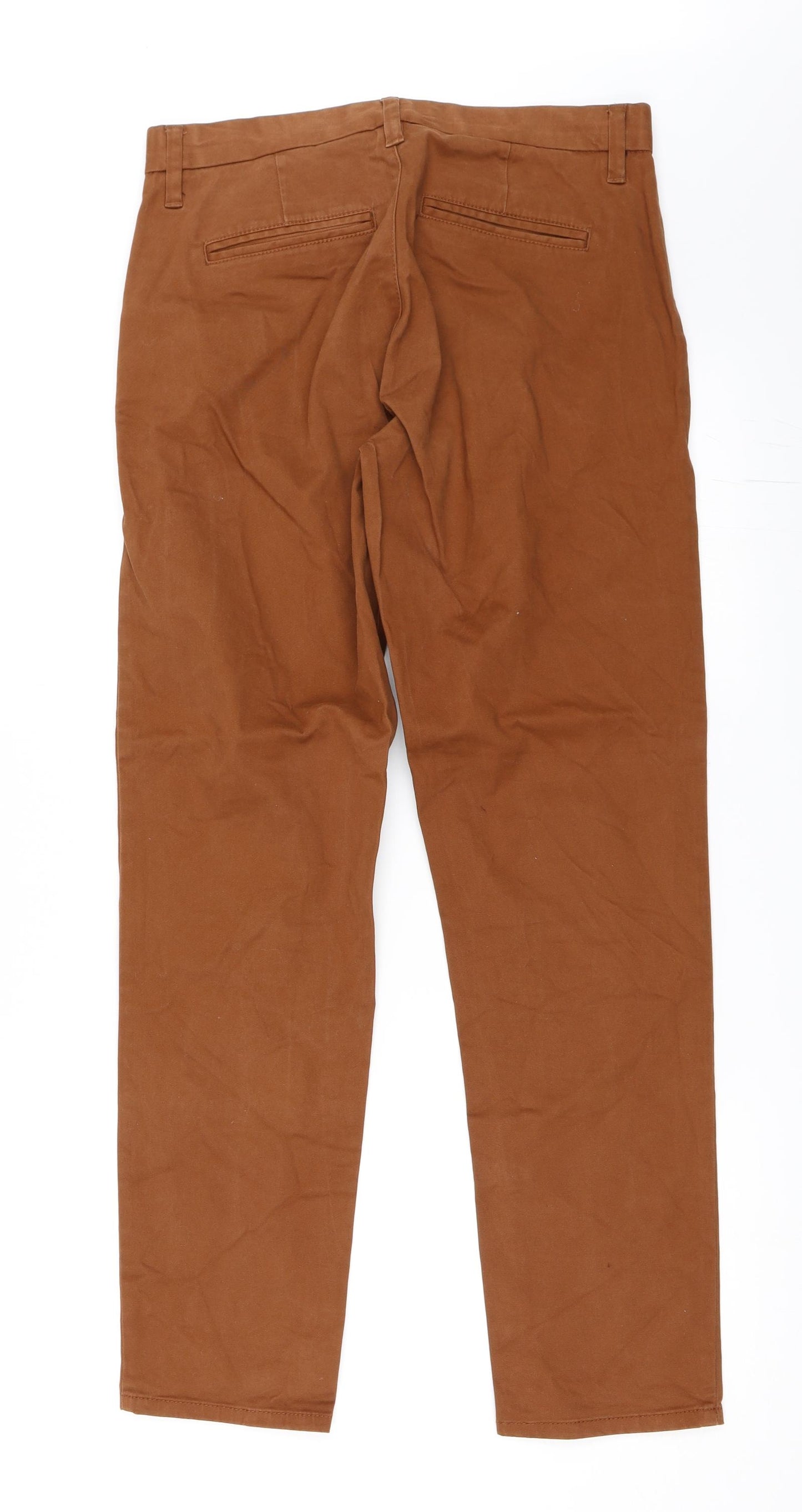 NEXT Womens Brown   Chino Trousers Size 30 in L30 in