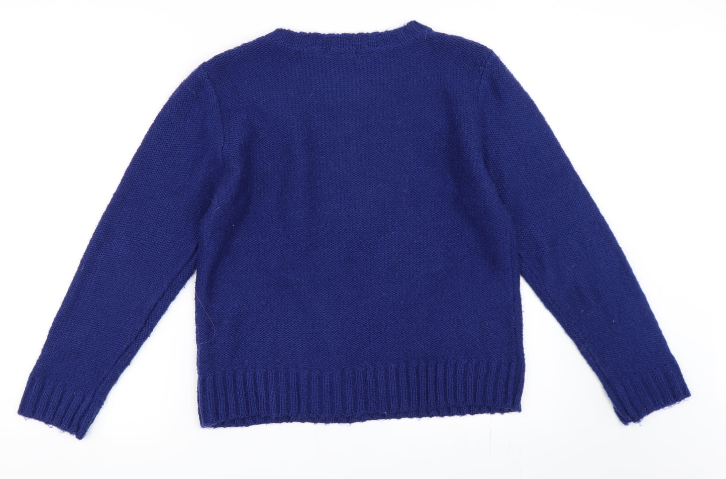 M&Co Womens Blue   Pullover Jumper Size M