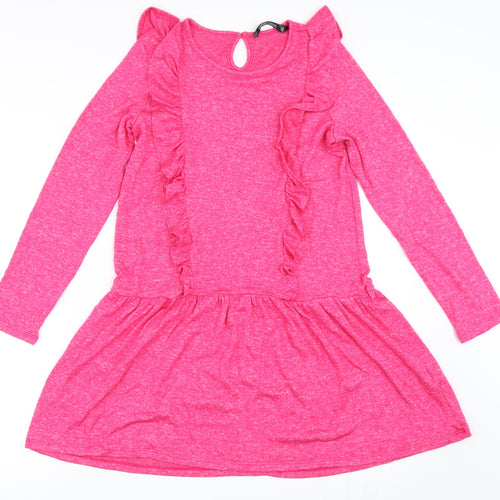 Expressions Womens Pink   Tunic Jumper Size 12