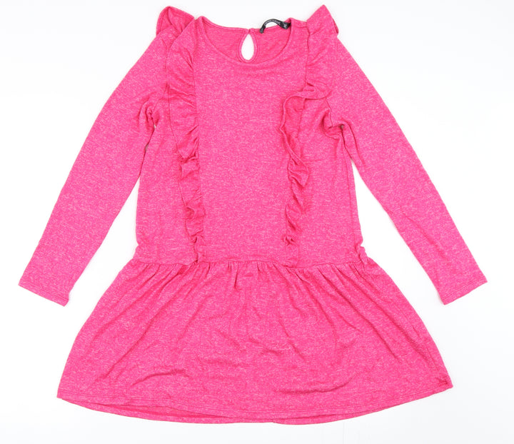 Expressions Womens Pink   Tunic Jumper Size 12