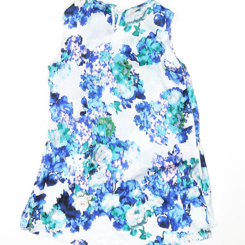 Belle Vere Womens Blue   Basic Blouse Size 8
