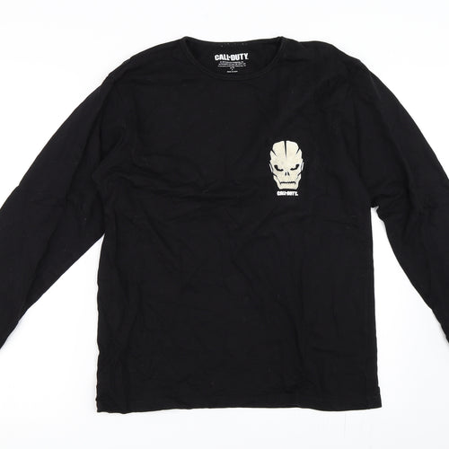 Primark Mens Black    T-Shirt Size S  - call of duty COD