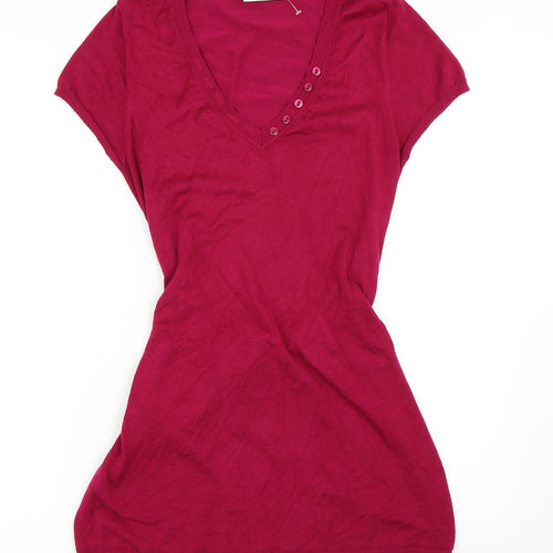BHS Womens Pink   Tunic T-Shirt Size 14