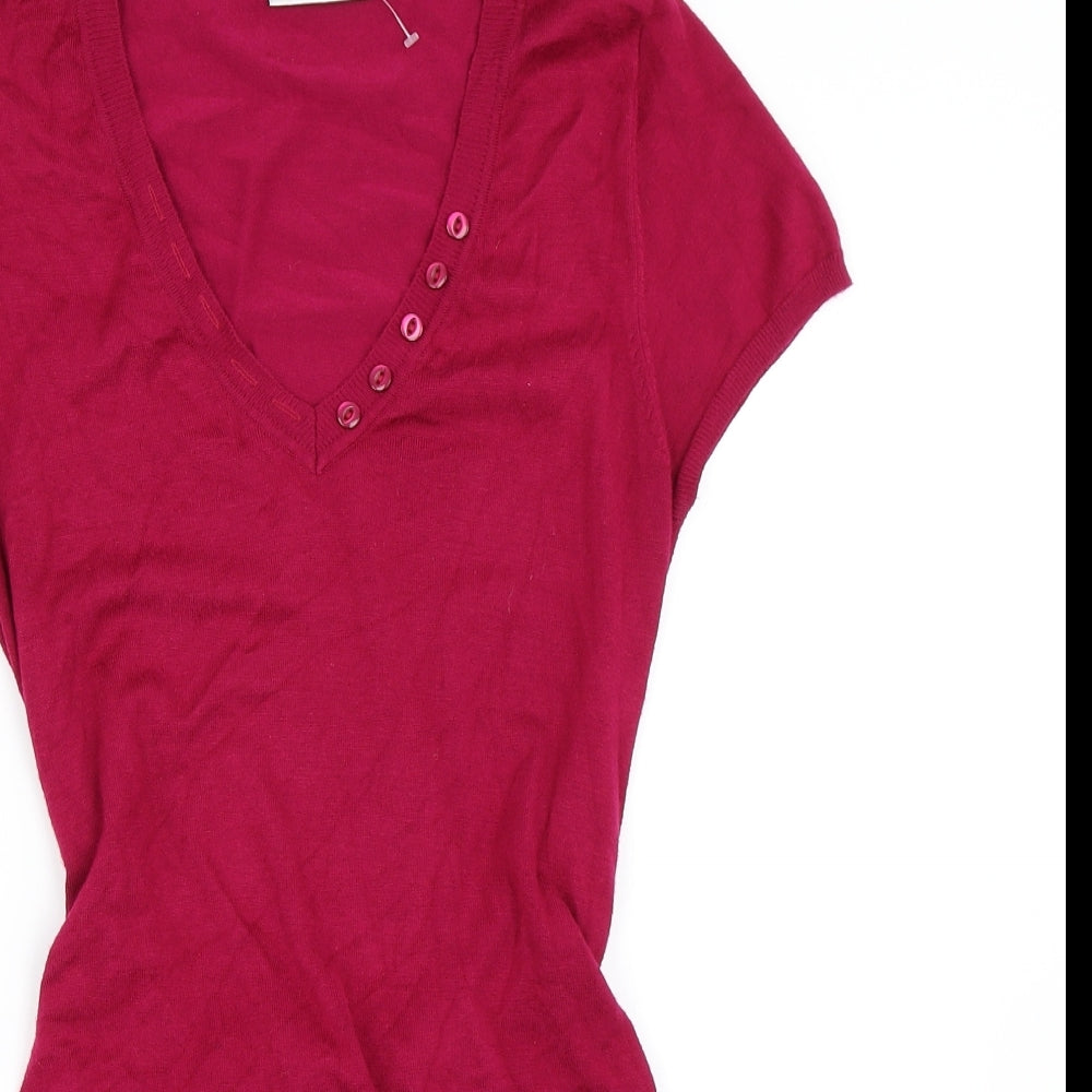 BHS Womens Pink   Tunic T-Shirt Size 14