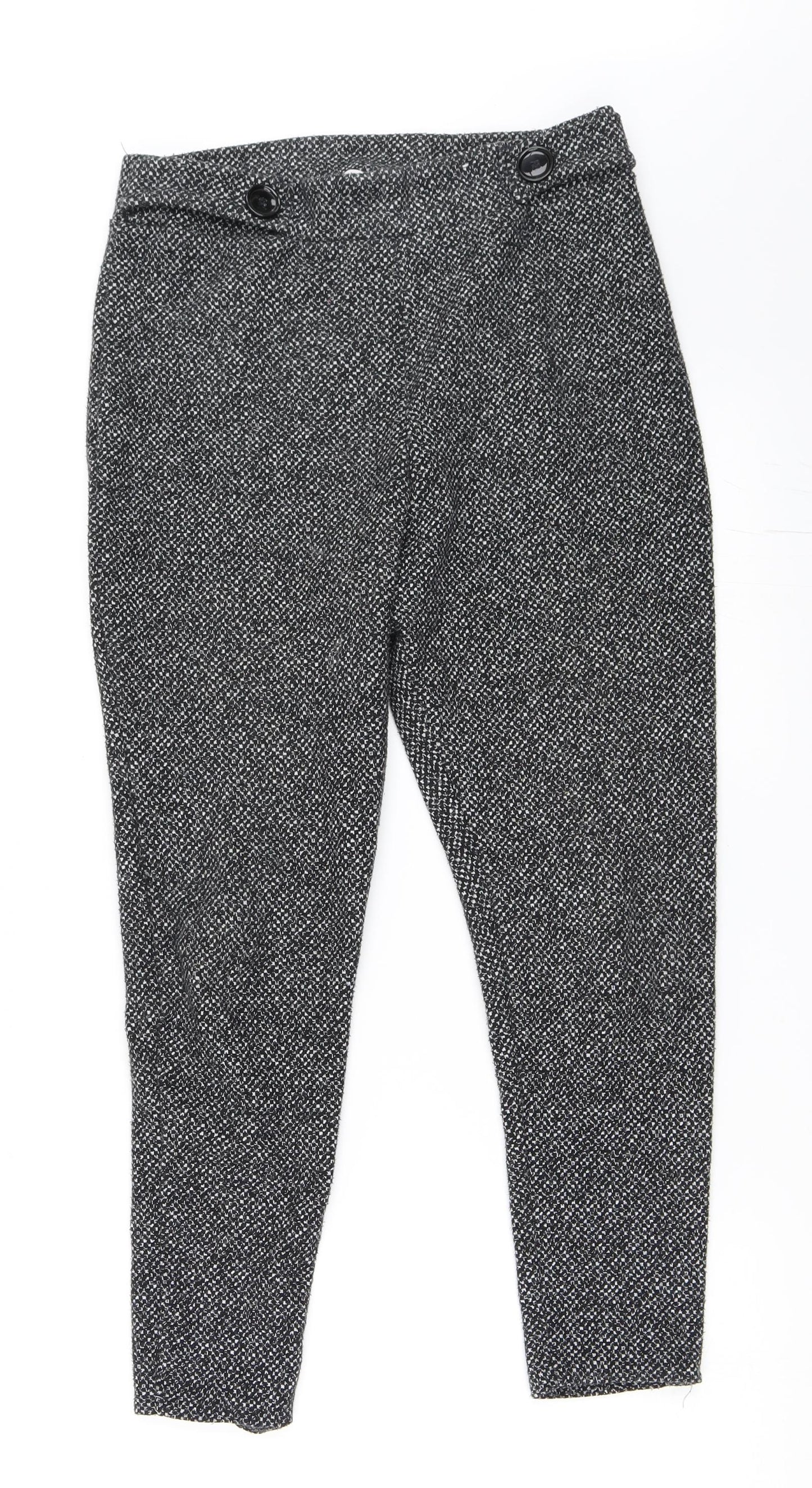 TU Womens Grey   Capri Trousers Size 10 L24 in