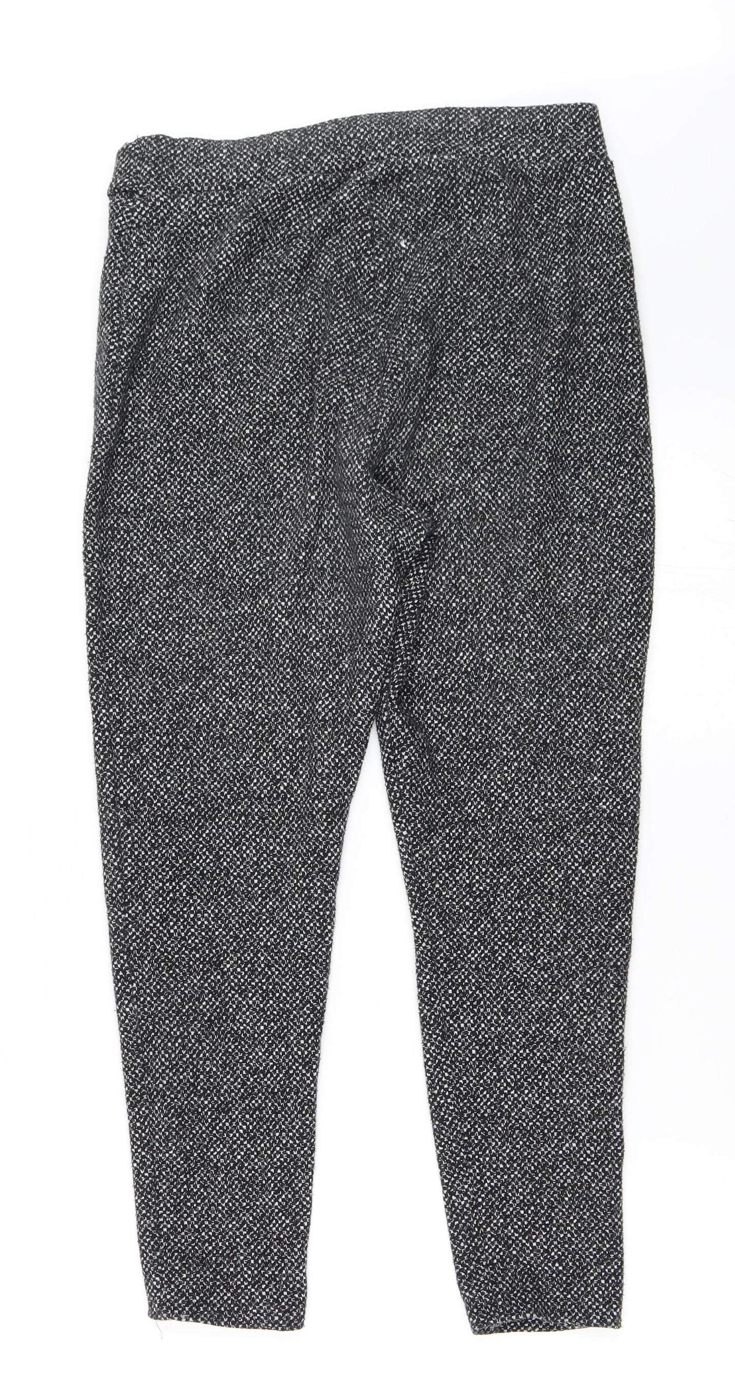 TU Womens Grey   Capri Trousers Size 10 L24 in