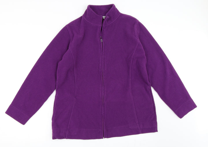 EWM Womens Purple  Fleece Jacket  Size L