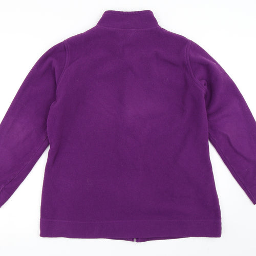 EWM Womens Purple  Fleece Jacket  Size L