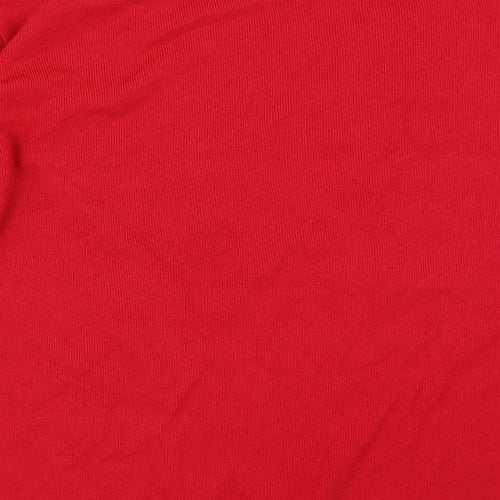 Frank Saul Womens Red   Pullover Jumper Size L
