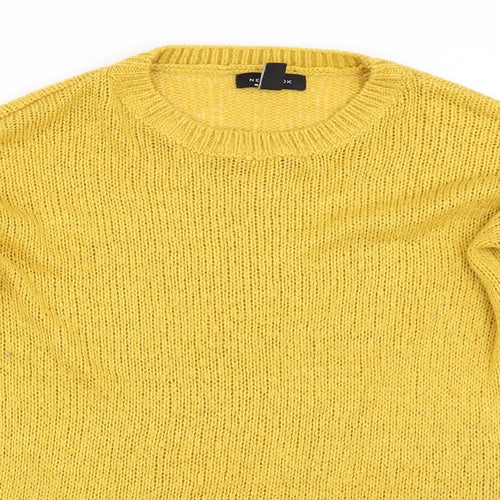 New Look Womens Yellow   Pullover Jumper Size M