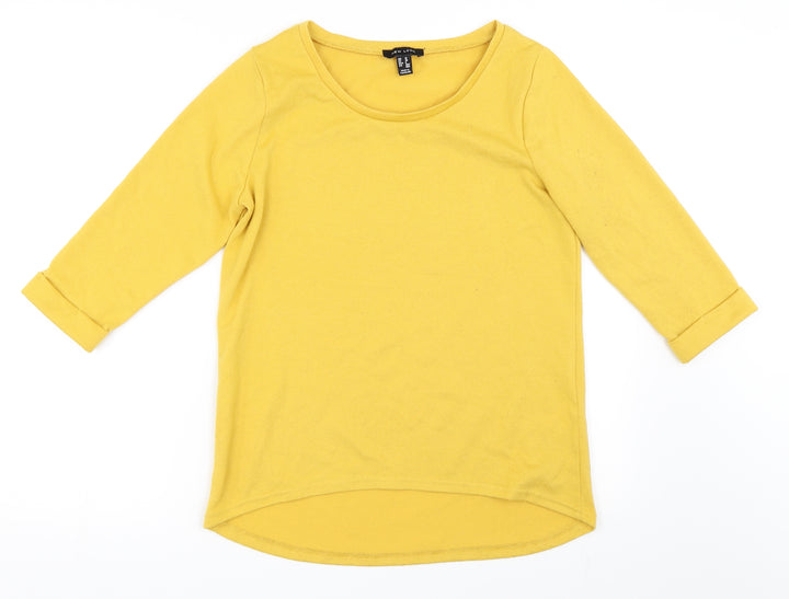 New Look Womens Yellow   Pullover Jumper Size 10