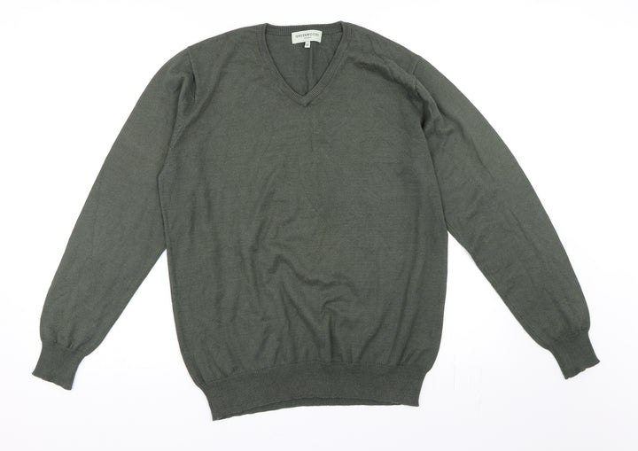 Greenwoods Mens Green   Pullover Jumper Size M
