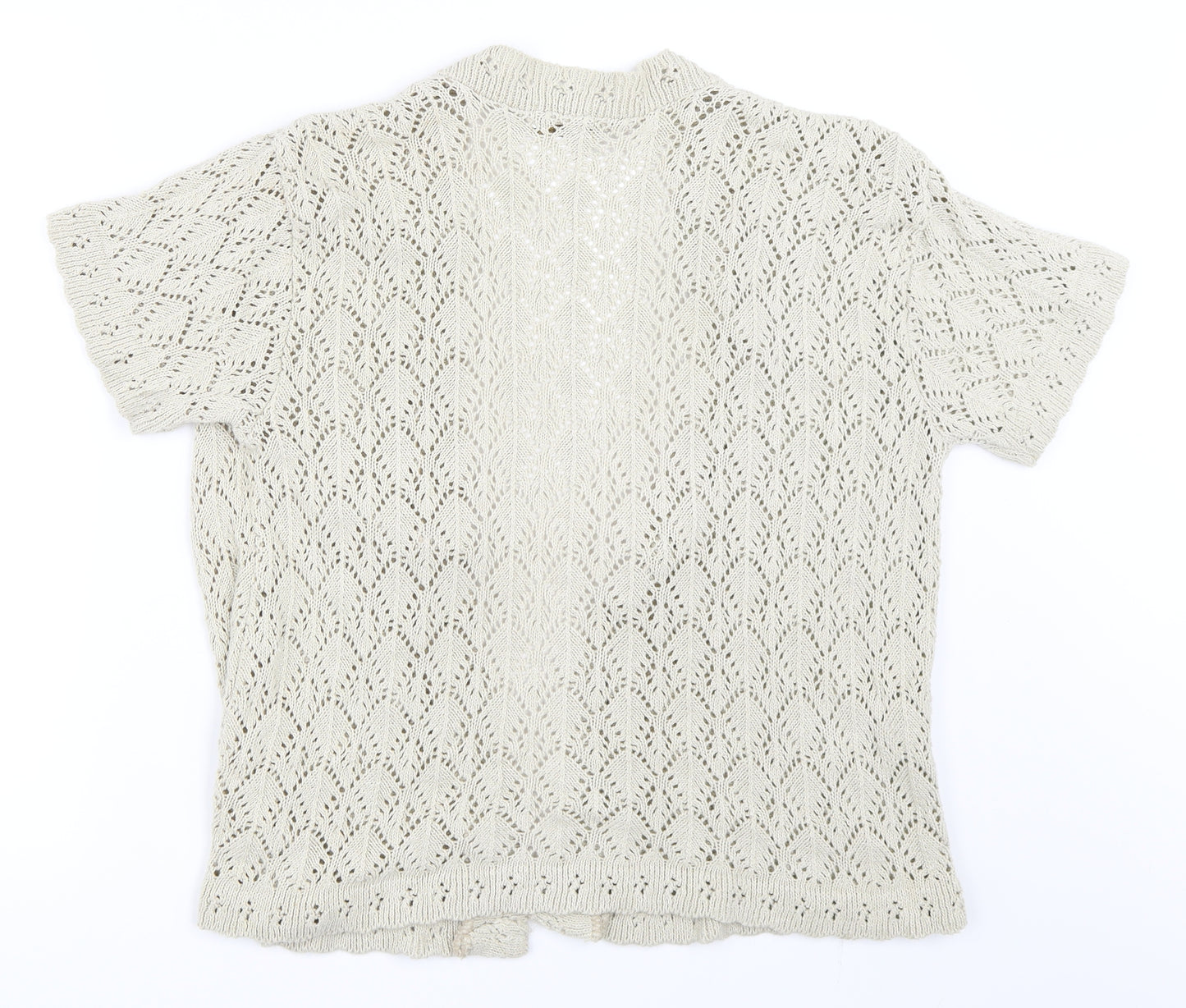 Pyari Womens Beige   Cardigan Jumper Size L