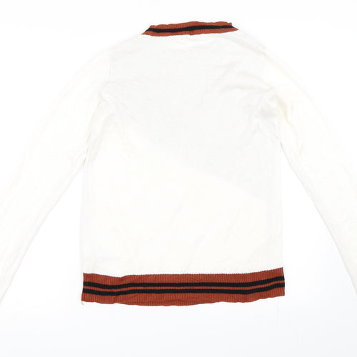 NEXT Womens White   Pullover Jumper Size 10