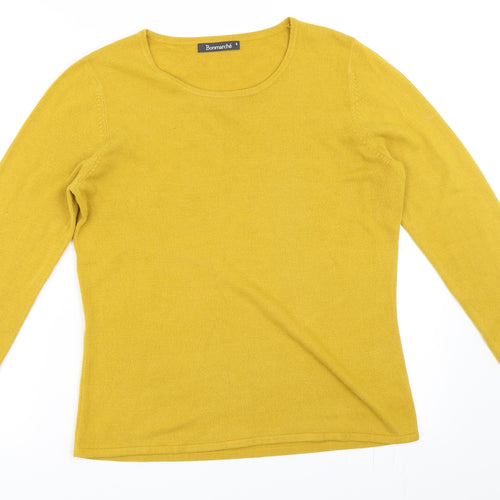 Bonmarché Womens Yellow   Pullover Jumper Size S