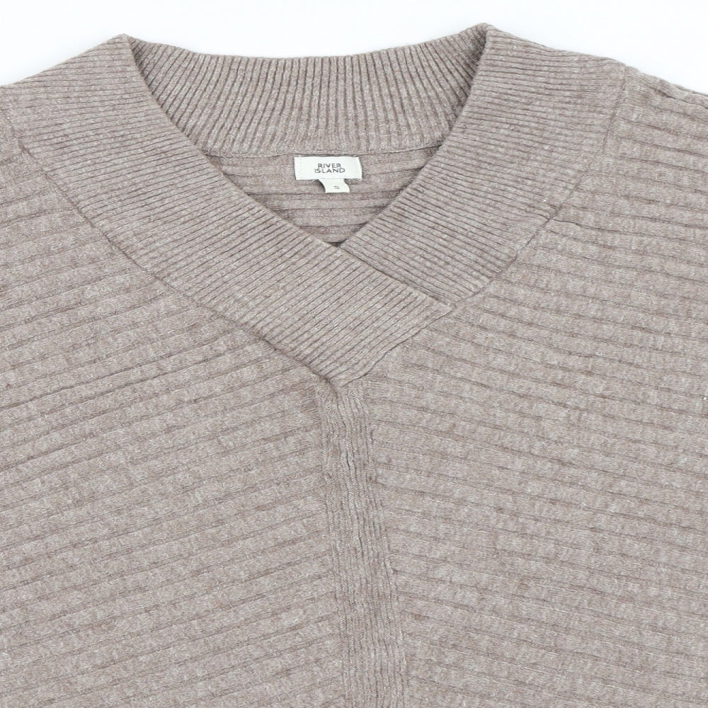 River Island Womens Brown   Pullover Jumper Size S