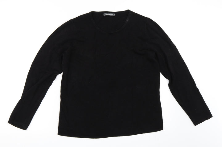 Bonmarché Womens Black Pullover Jumper Size M