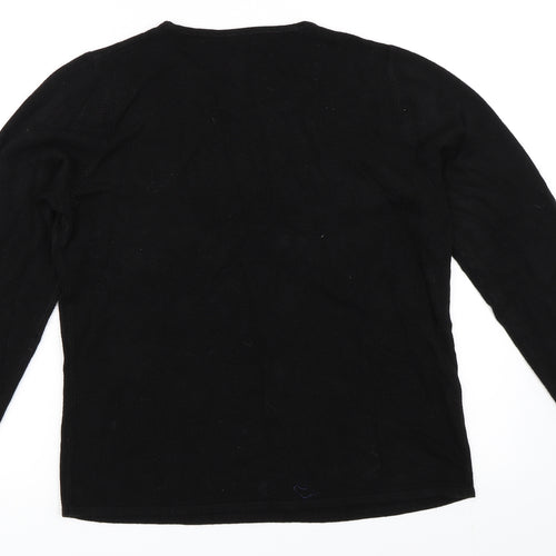 Bonmarché Womens Black   Pullover Jumper Size M