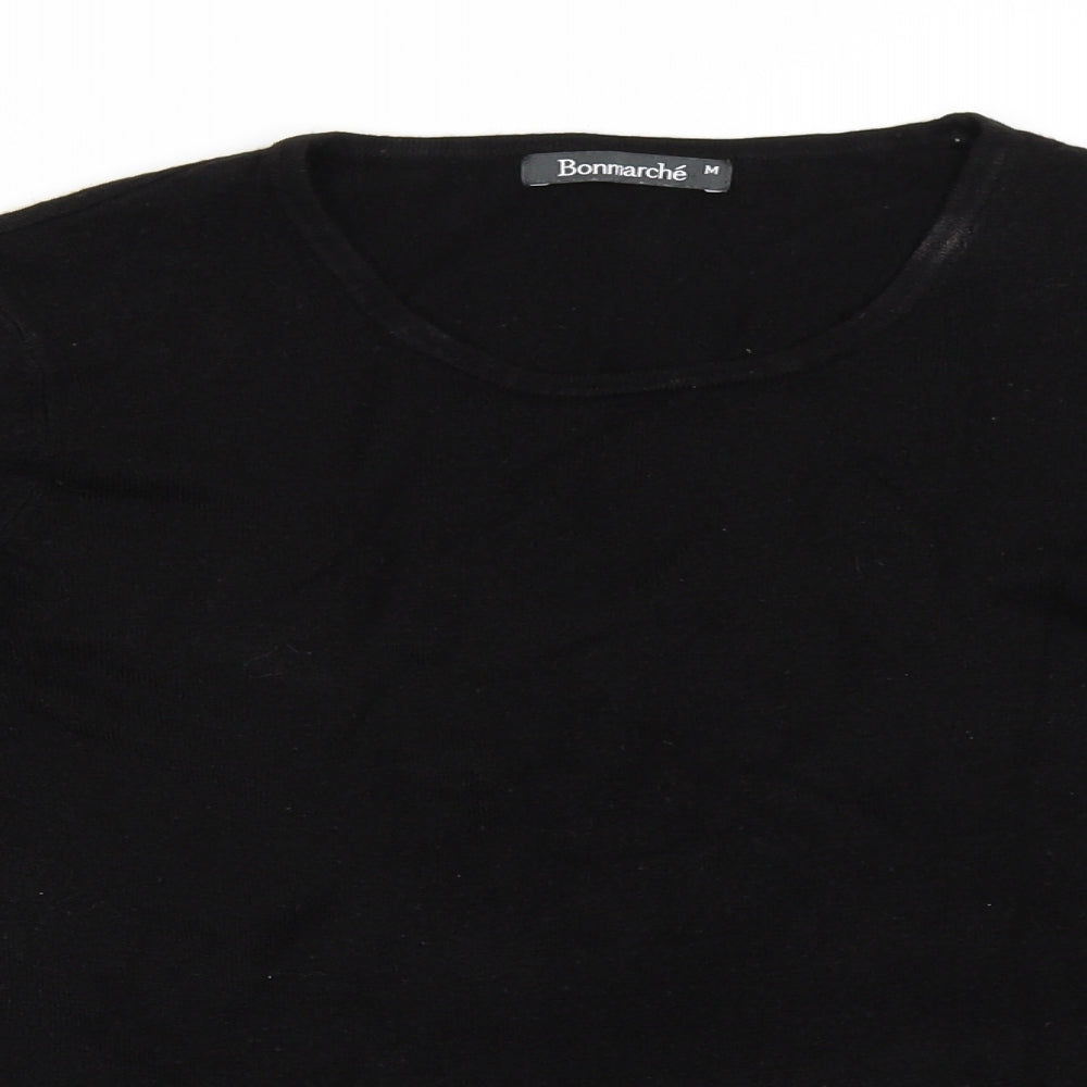 Bonmarché Womens Black   Pullover Jumper Size M