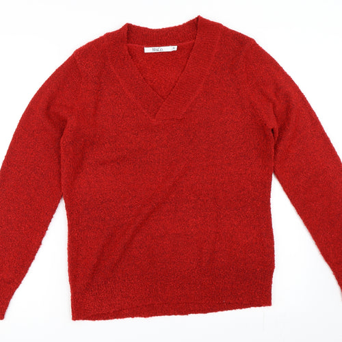 M&Co Womens Red   Pullover Jumper Size XL